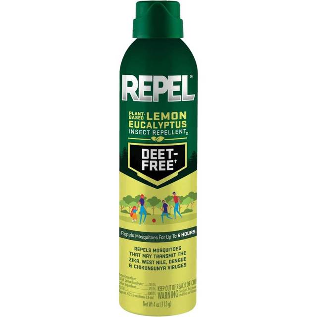 Prime Members: Repel DEET-Free Lemon Eucalyptus Insect Repellent Aerosol Spray, 4 oz.