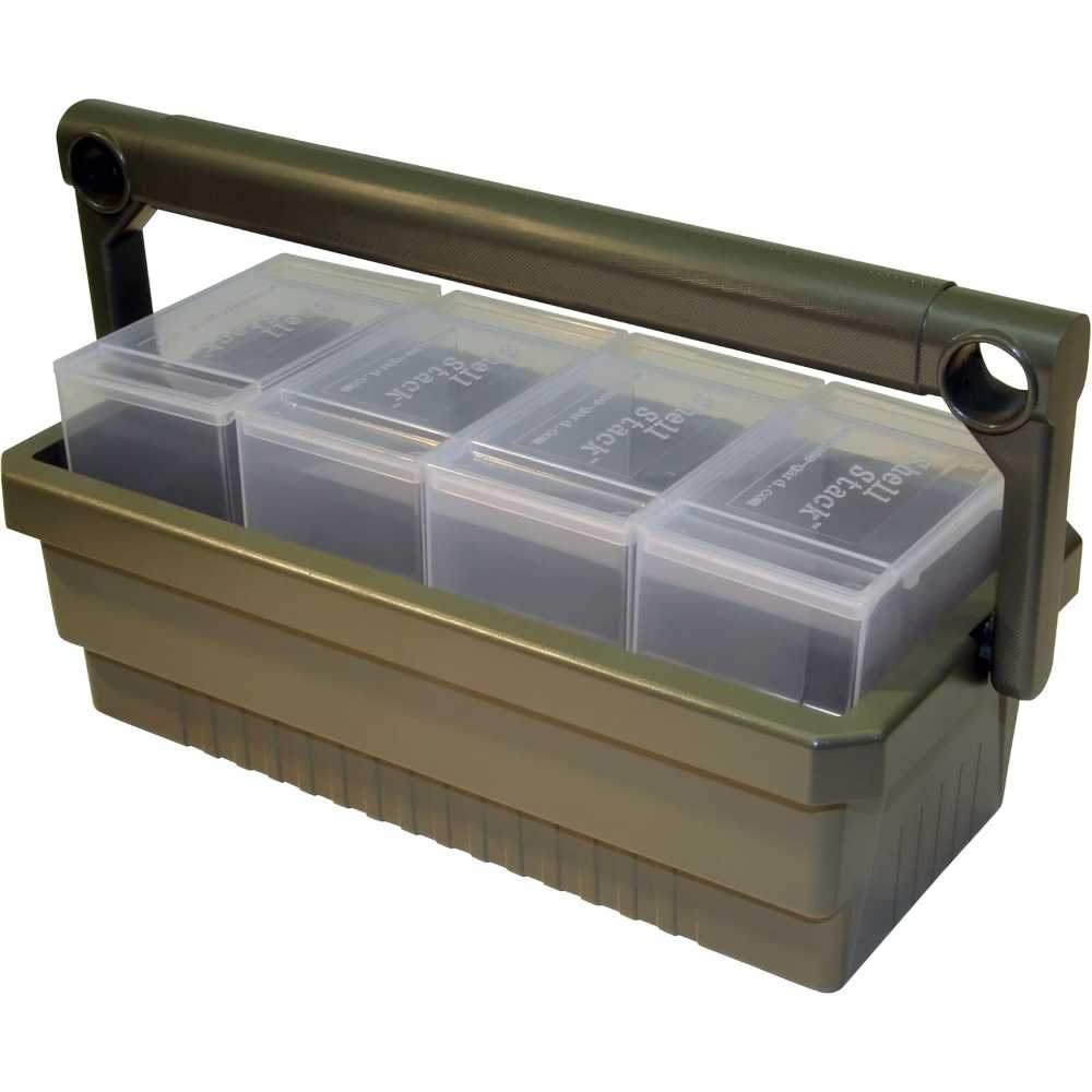 MTM Shotshell Box Caddy w/ 4x Shell Stackers