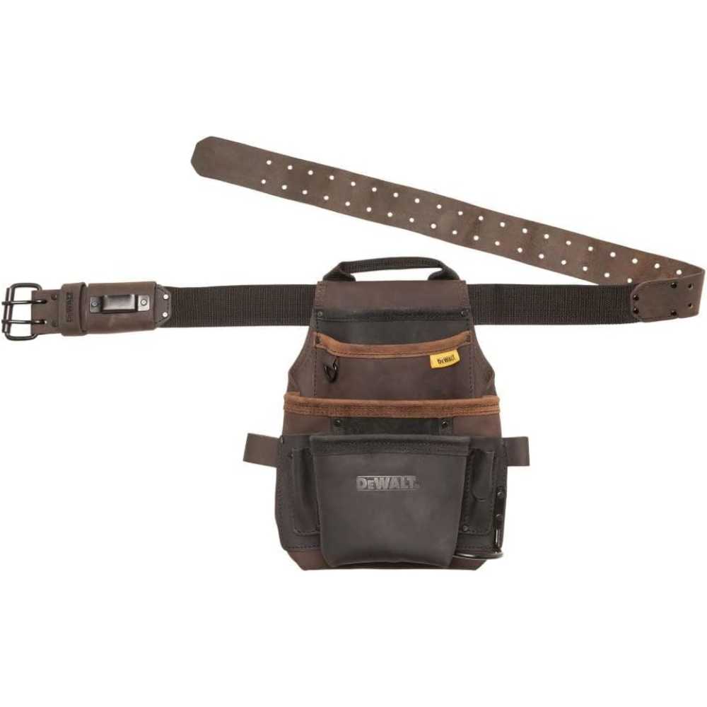 DEWALT Leather Tool Pouch w/ Belt