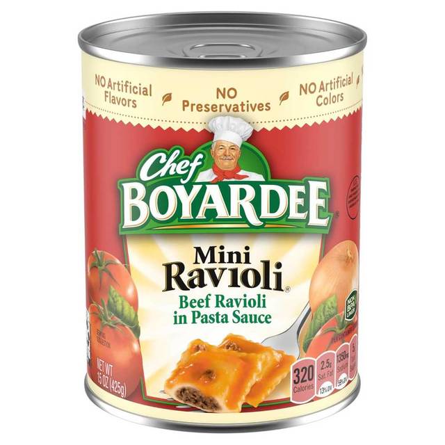 Chef Boyardee Mini Beef Ravioli, 15 oz.