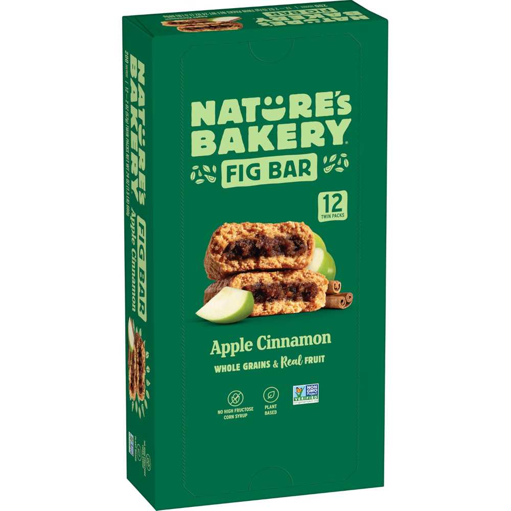 12-Pack (24-Bars) Nature's Bakery Apple Cinnamon Fig Bars