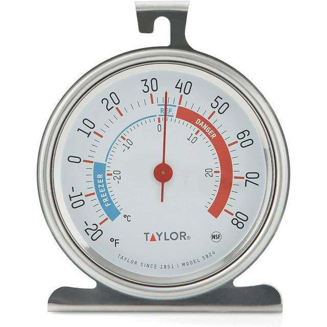Prime Members: Taylor Large Dial Freezer/Fridge Thermometer