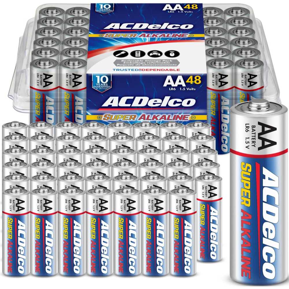 48-Pack ACDelco Alkaline AA Batteries