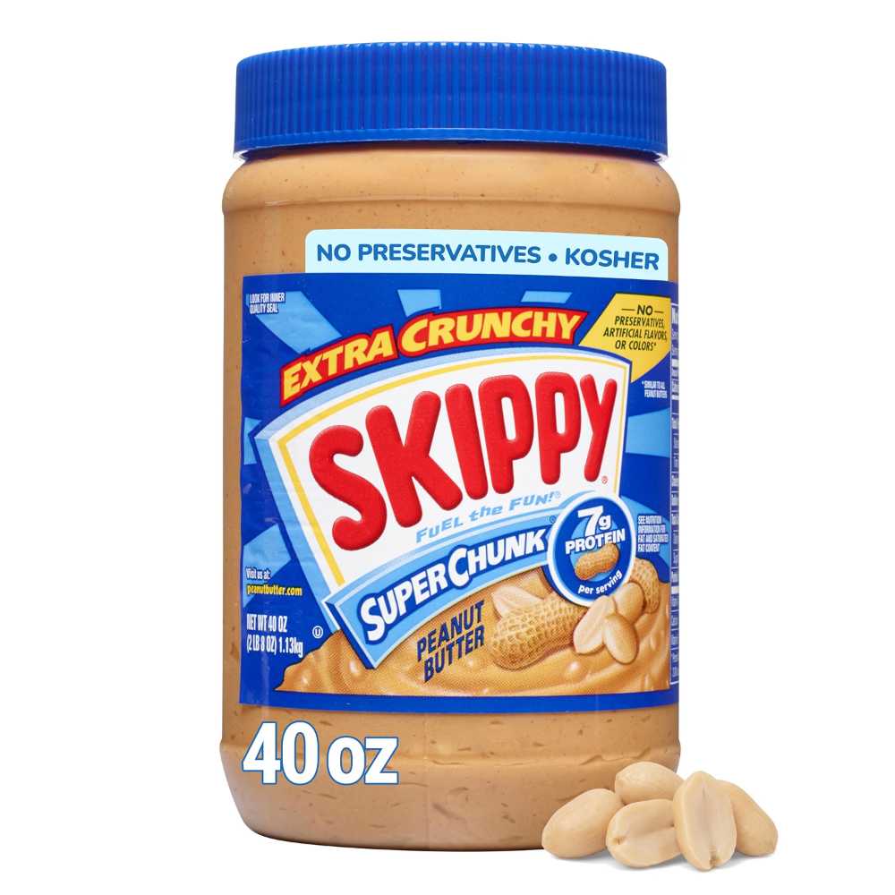 Skippy Super Chunk Peanut Butter, 40 oz.