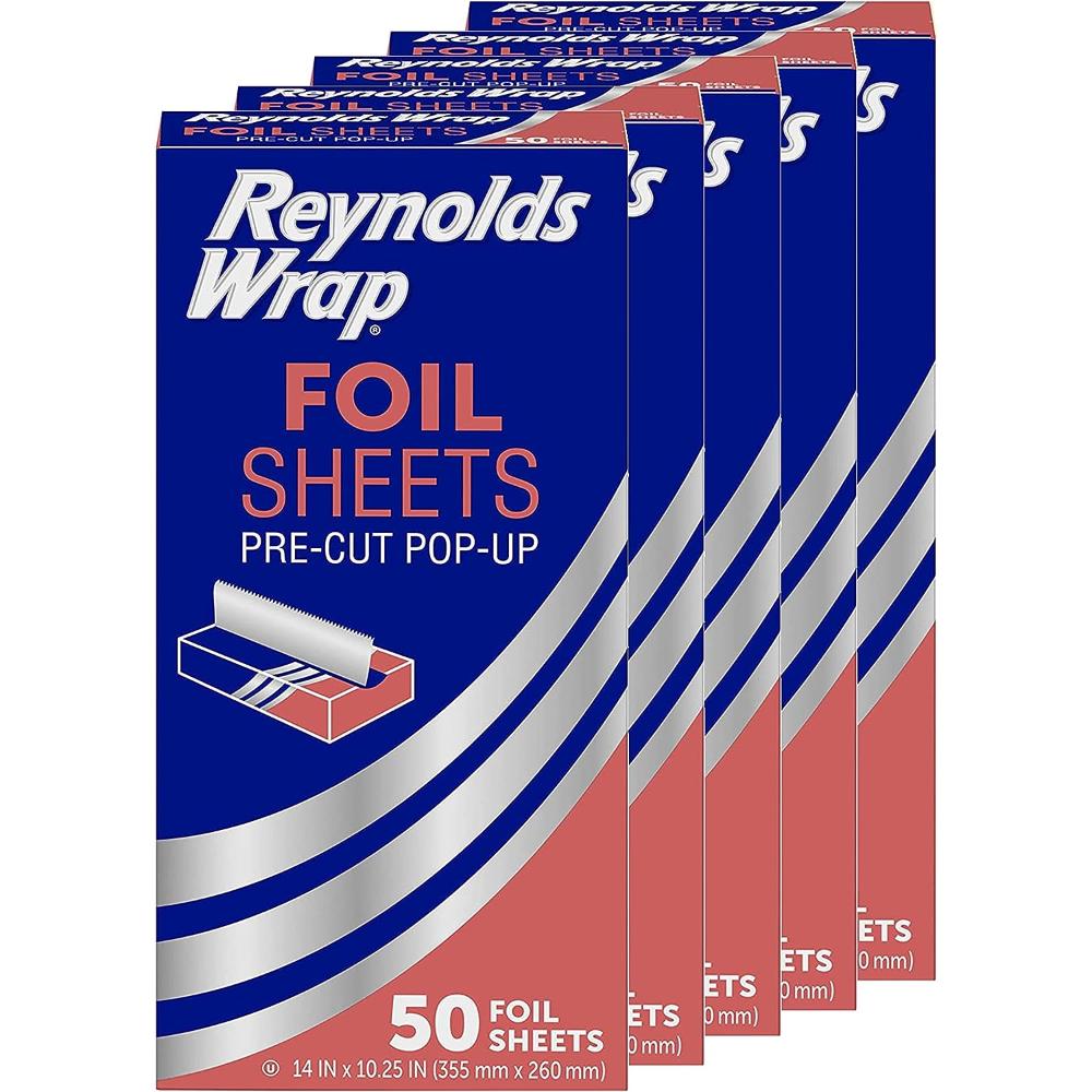 Prime: 250-Pack Reynolds Wrap Pop-Up Aluminum Foil Sheets (14" x 10.25")