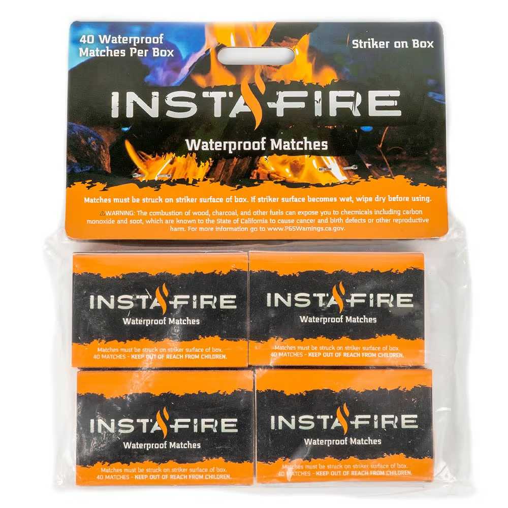 8-Pack InstaFire Waterproof Matches (BOGO Deal)