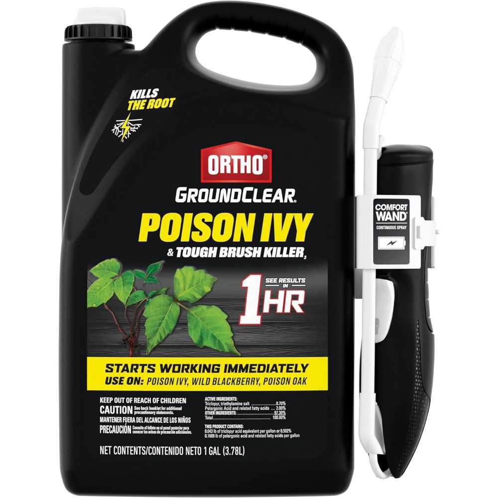 Prime: Ortho GroundClear Poison Ivy & Tough Brush Killer₃ w/ Comfort Wand, 1 gal.