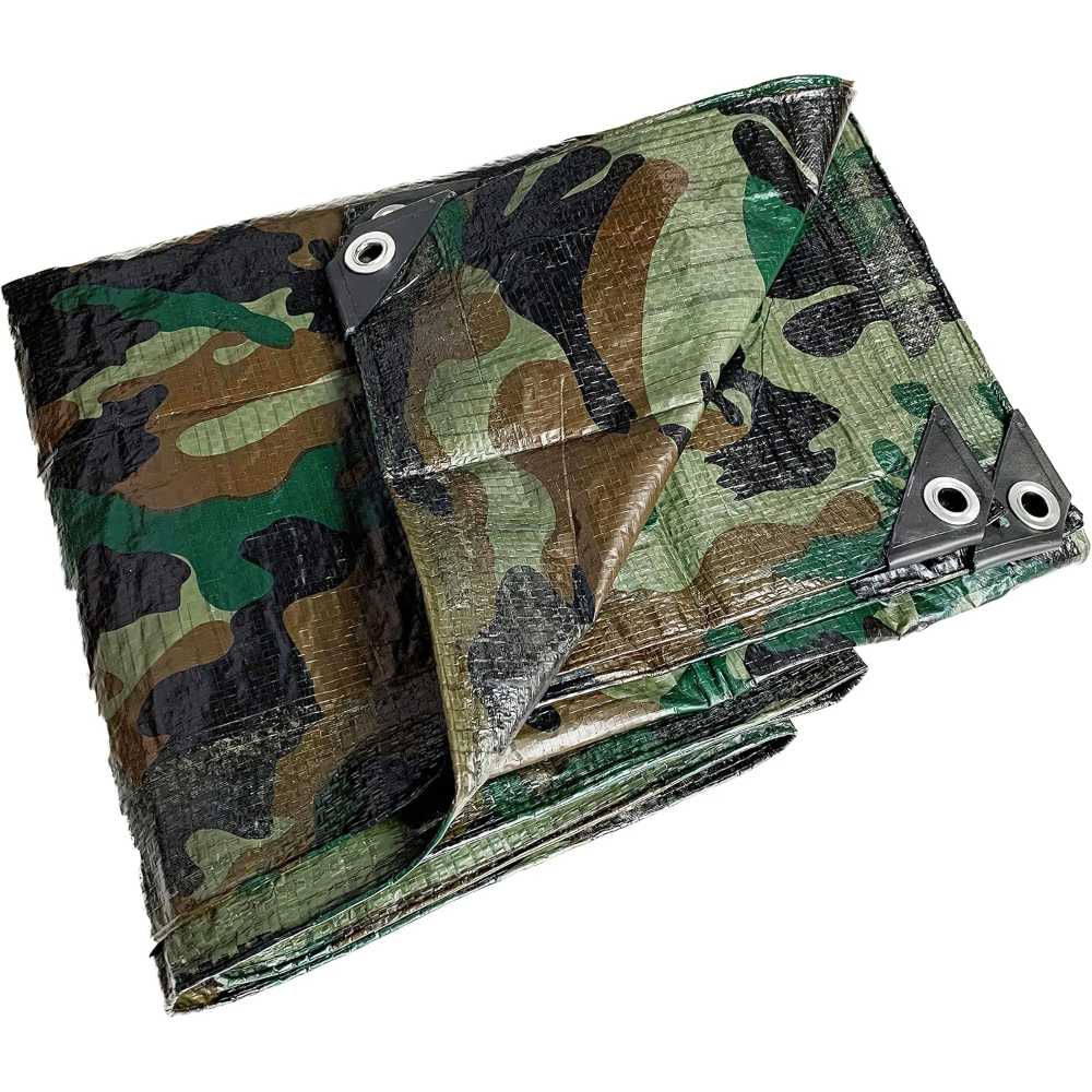 Kotap 6' x 8' Camoflauge 7-Mil Tarp