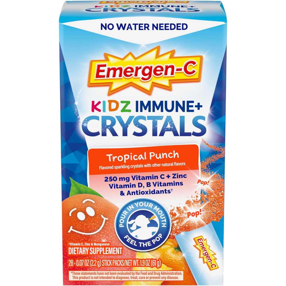 28-Pack Emergen-C Kidz Immune+ Crystals
