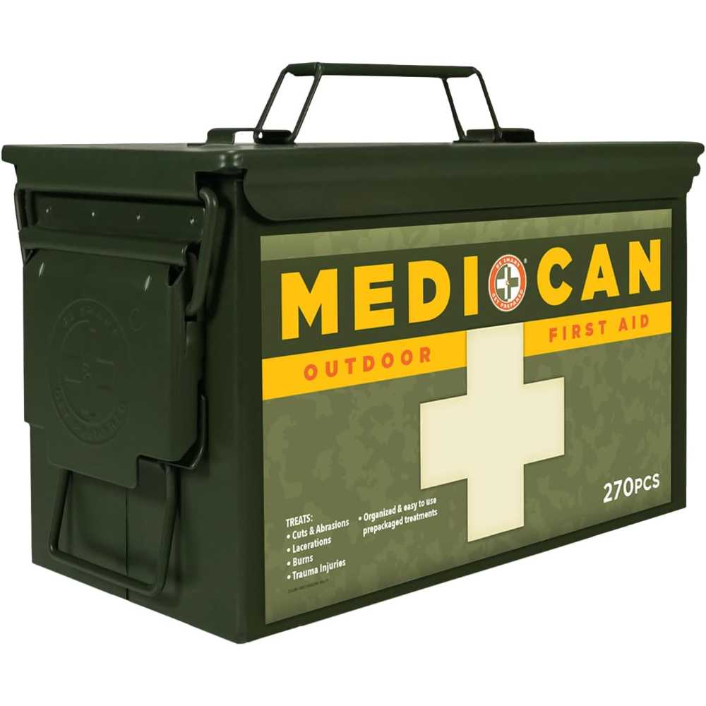 Be Smart Get Prepared 270-Piece Ammo Can Advance Wound Care Kit