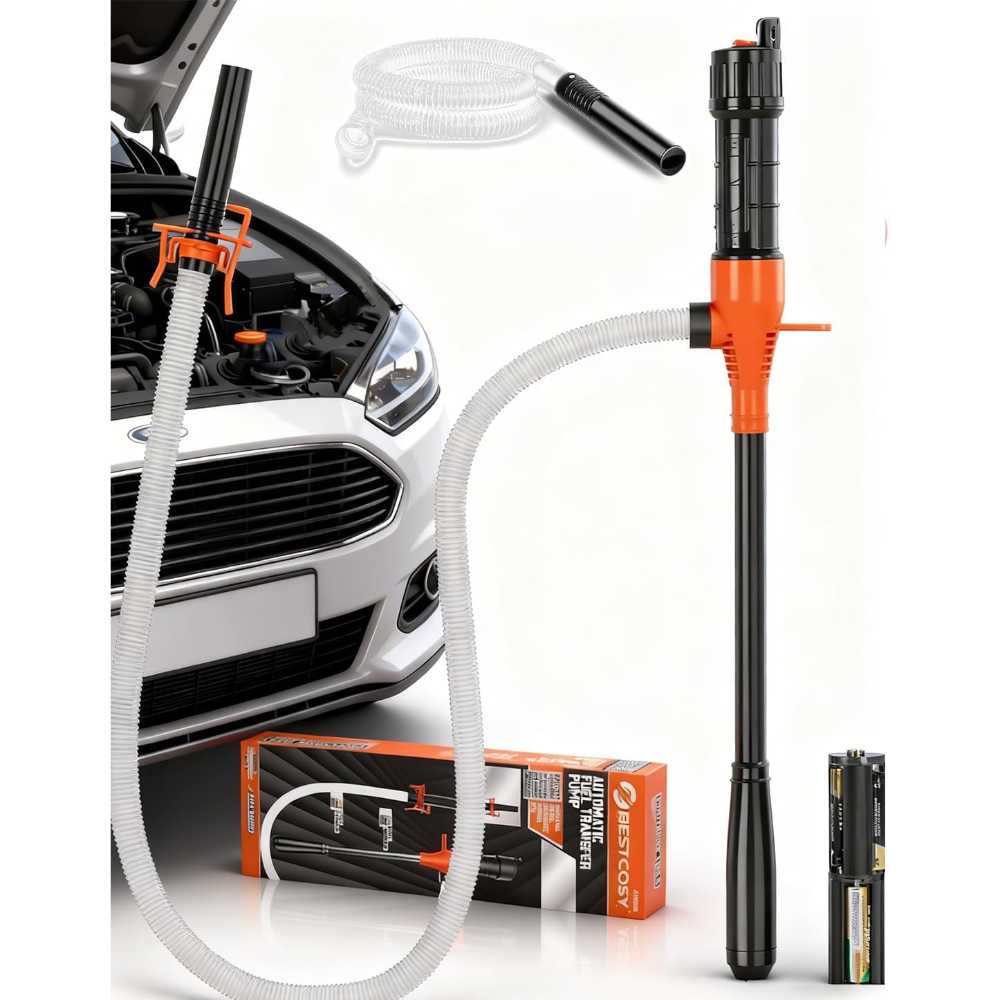 BestCosy Portable Fuel Transfer Pump w/ 47" Hose