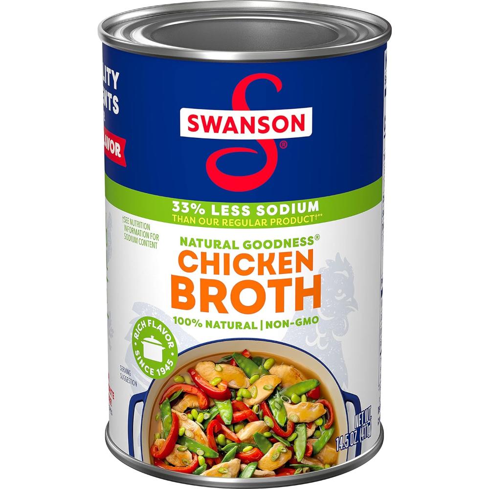 Swanson 100% Natural Canned Chicken Broth, 14.5 oz.