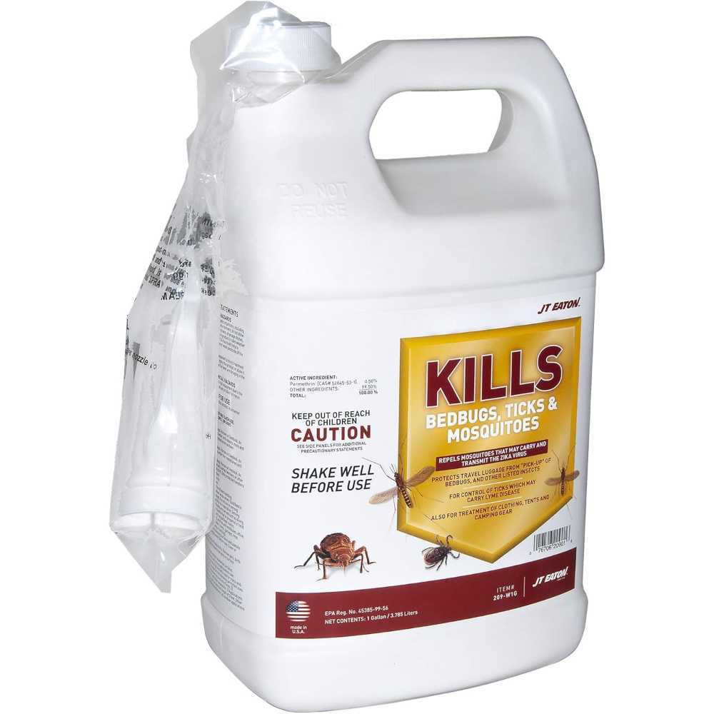 JT Eaton Bed Bug, Tick, & Mosquito Killer w/ Sprayer, 1 gal.