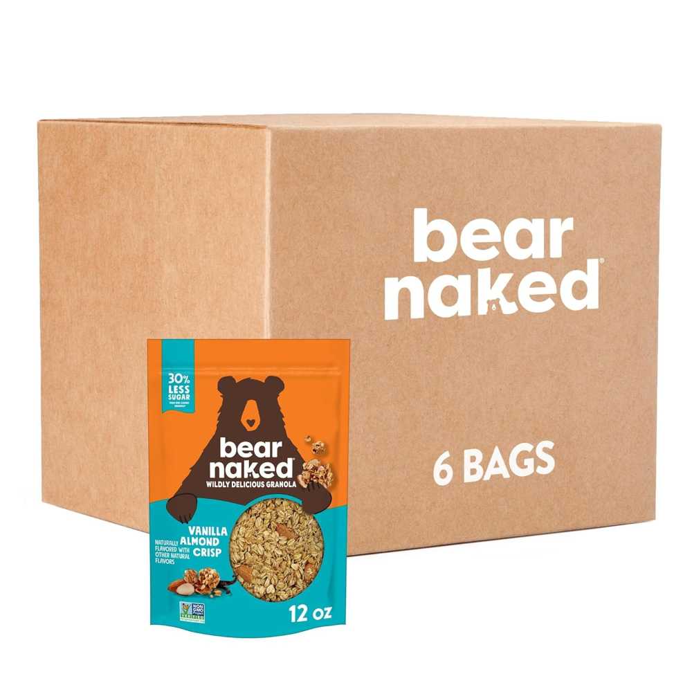 6-Pack Bear Naked Granola, 12 oz. (V'Nilla Almond)