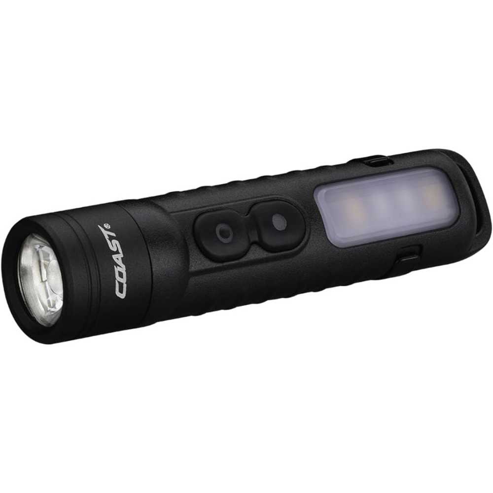 Coast 600-Lumen USB-C Rechargeable Pocket Flashlight w/ Red Light