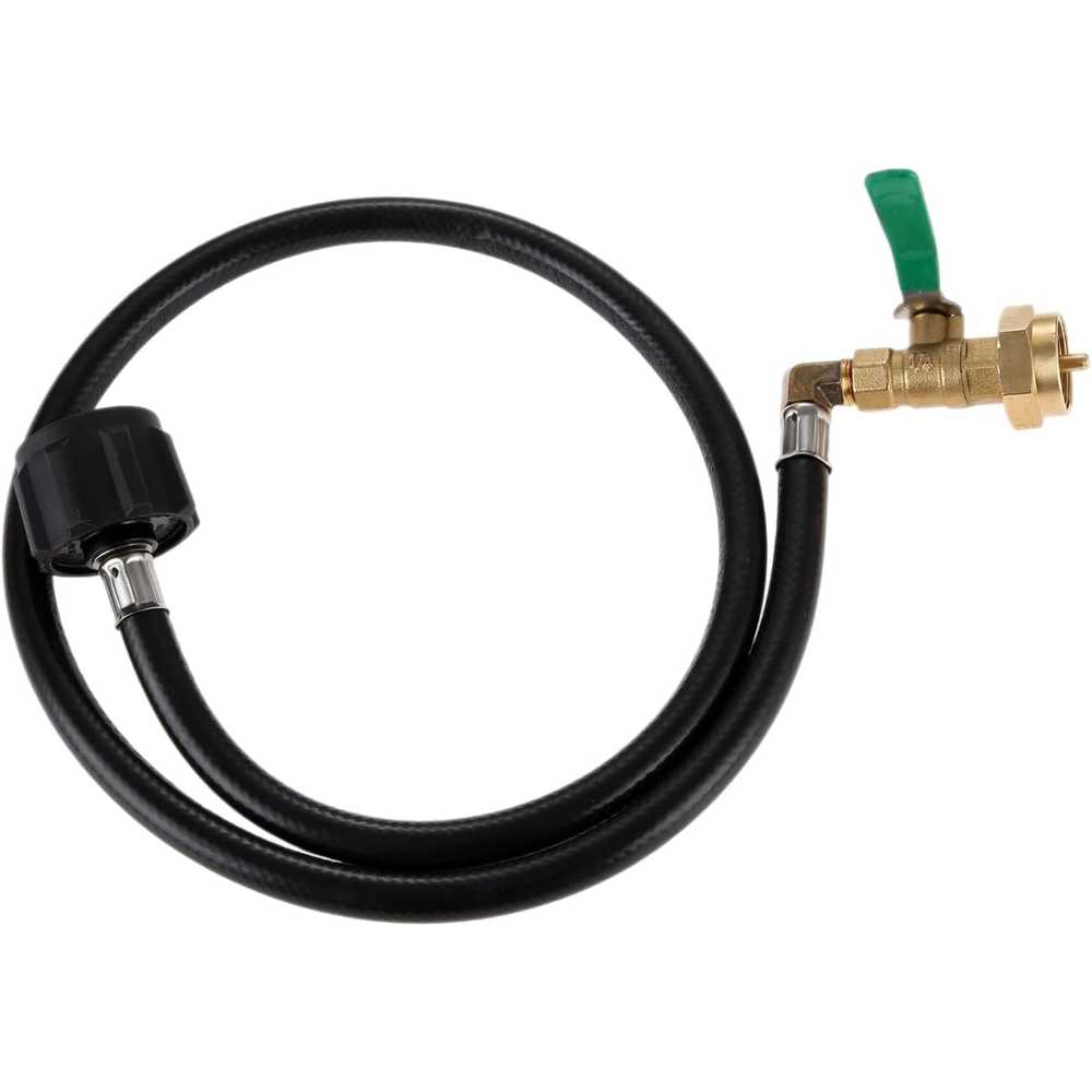 Aupoko 36" Propane Refill Adapter Hose (Refills 1 lb. Tanks From 20-50 lb.)