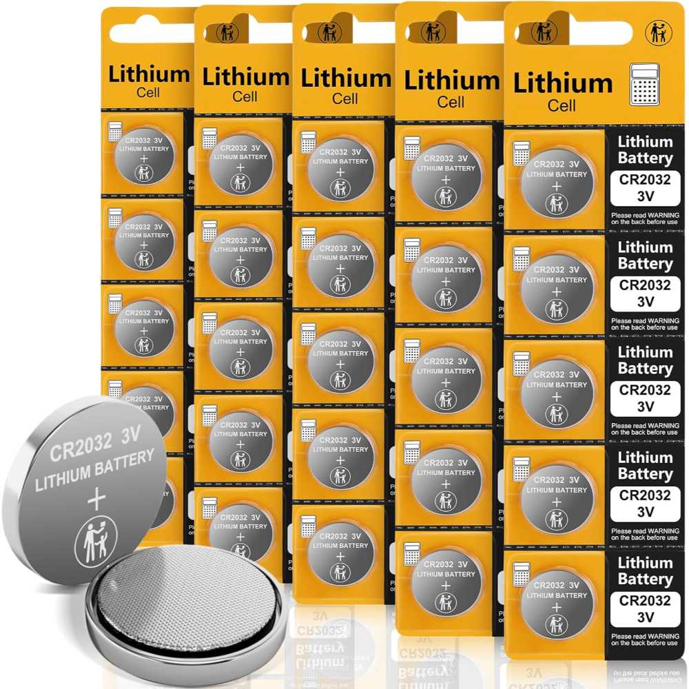 25-Pack Topusse CR2032 3V Lithium Coin Cell Battery
