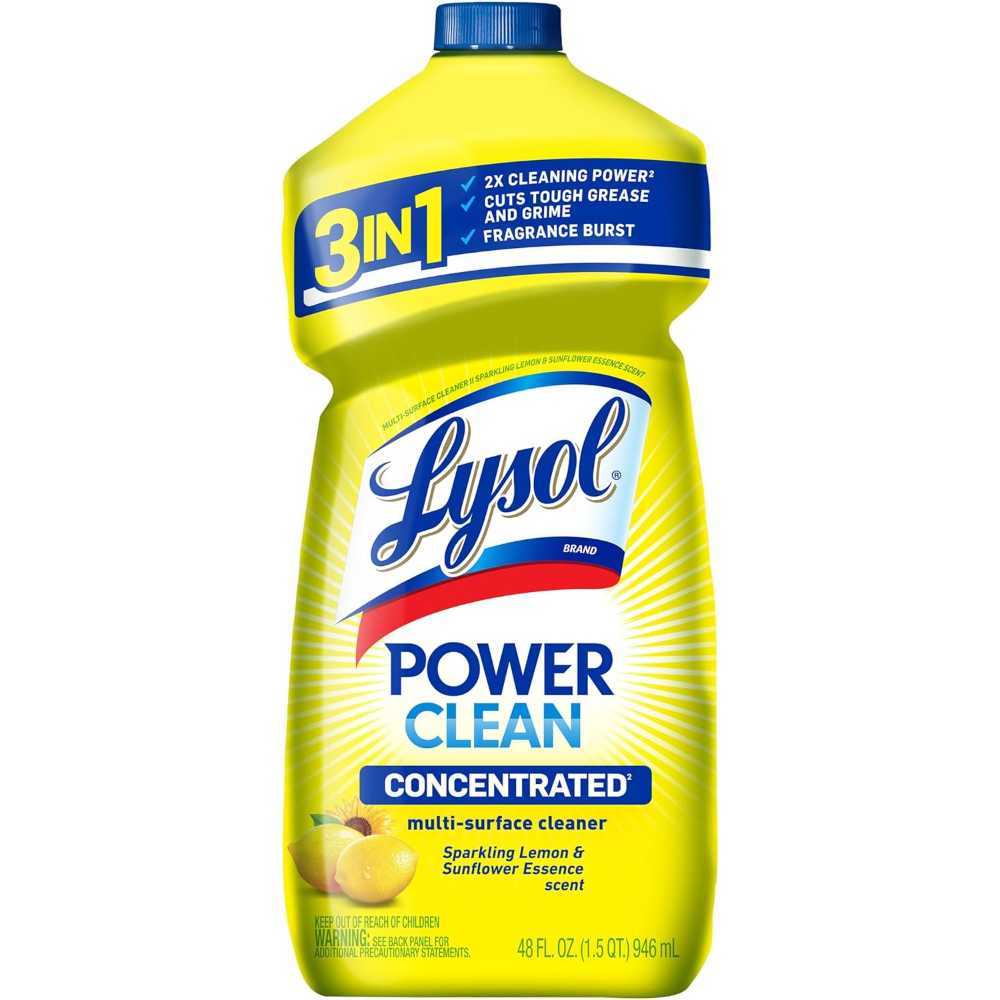 Lysol Power Clean Concentrated Multi-Surface Cleaner, 48 oz.