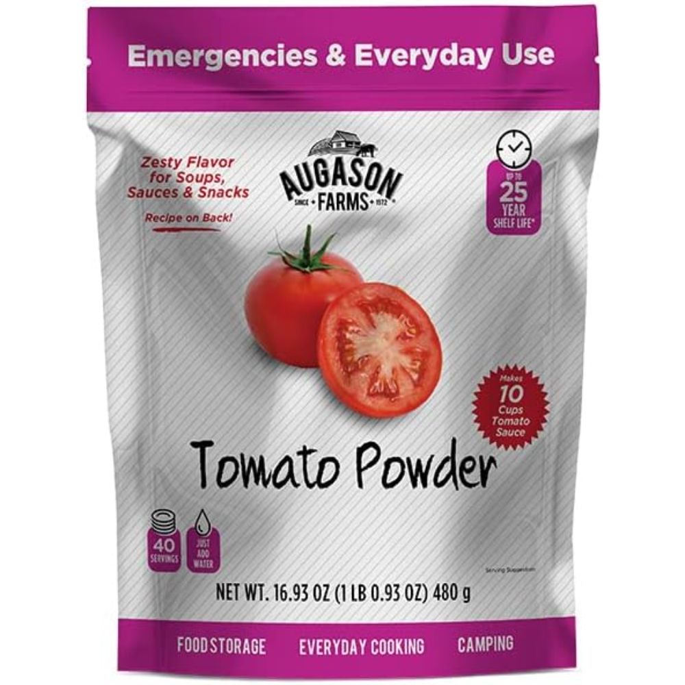 Augason Farms Tomato Powder Resealable Pouch