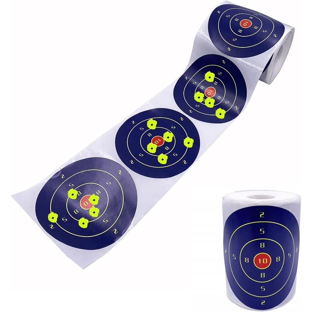 200-Pack Target House 4" Reactive Splatter Target Stickers
