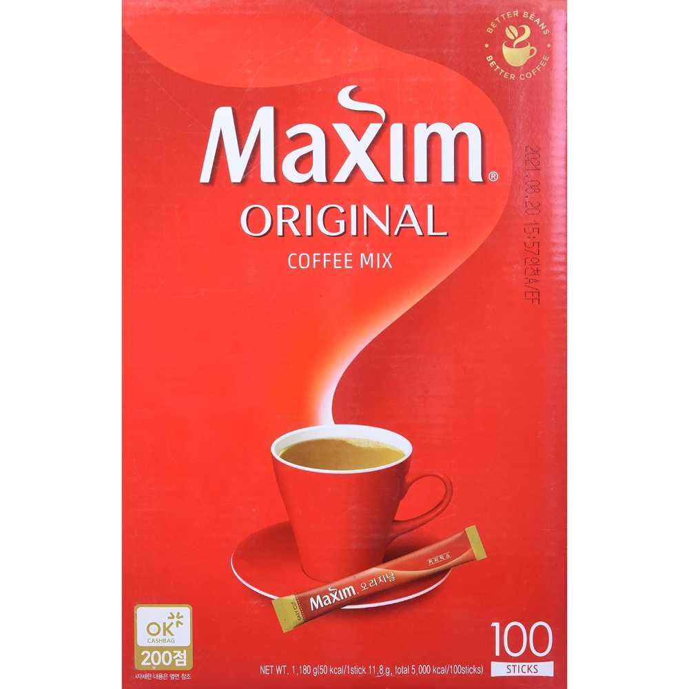 100-Pack Maxim Original Instant Coffee Sticks (2.6 lb. Total)