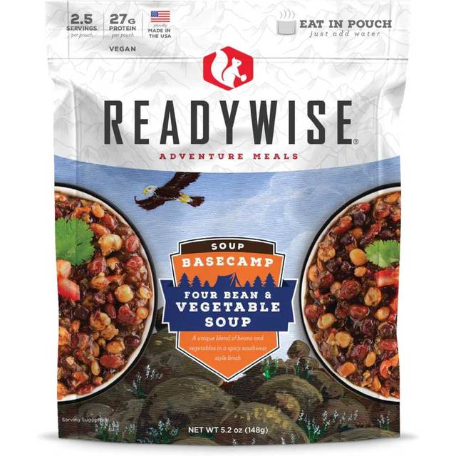 ReadyWise Freeze Dried Four Bean & Vegetable Soup