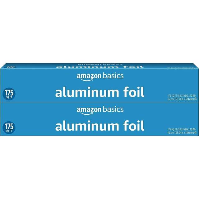 2-Pack Amazon Basics Aluminum Foil, 175 sq. ft.