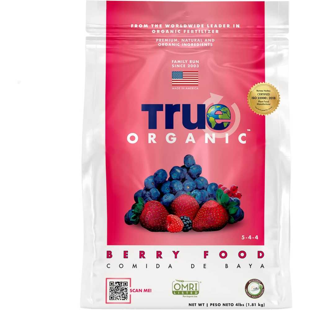 True Organic Berry Food Fertilizer for Acid-Loving Plants, 4 lbs.
