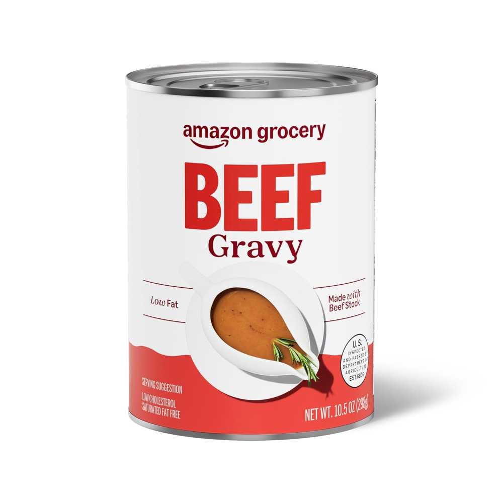 Amazon Grocery Beef Gravy, 10.5 oz.