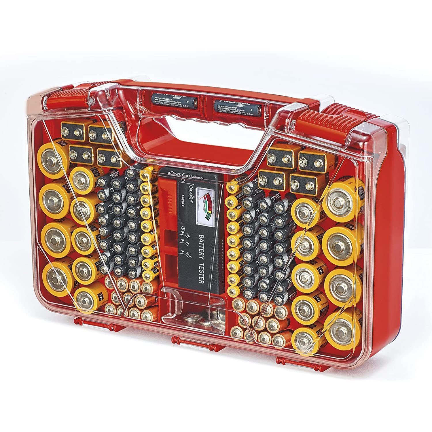 Ontel Battery Daddy 180 Battery Organizer + Tester