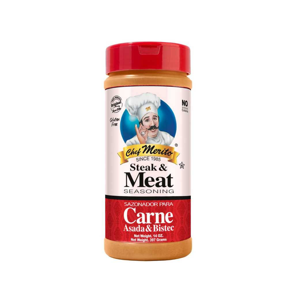 Chef Merito Carne Asada Meat Seasoning, 14 oz.