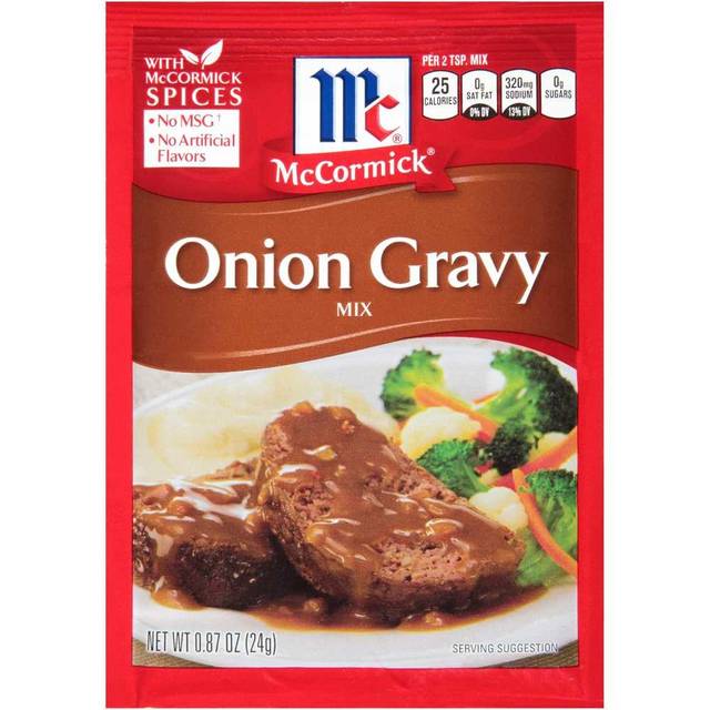 12-Pack McCormick Onion Gravy Mix, 0.87 oz.