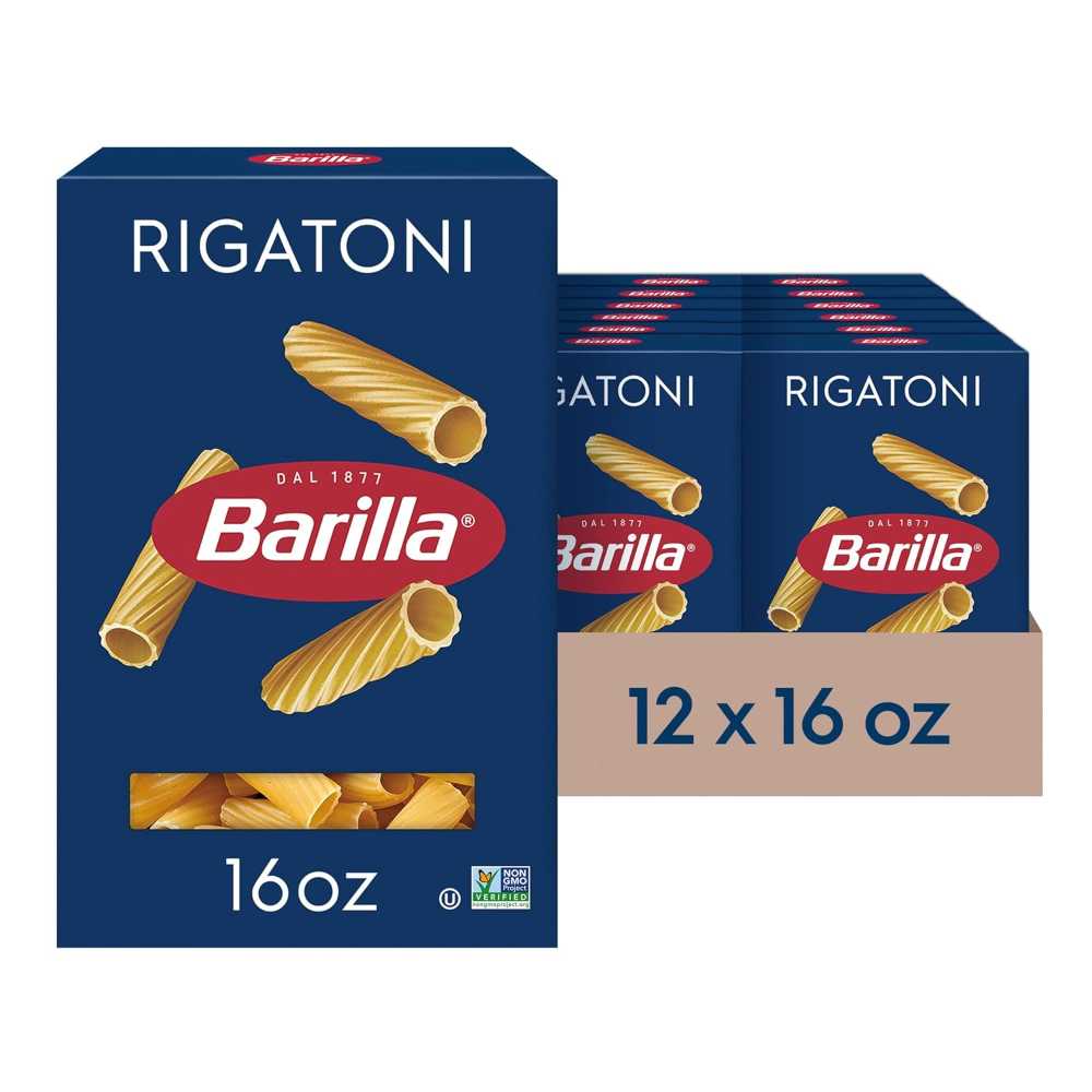 12-Pack Barilla Rigatoni Pasta, 16 oz.