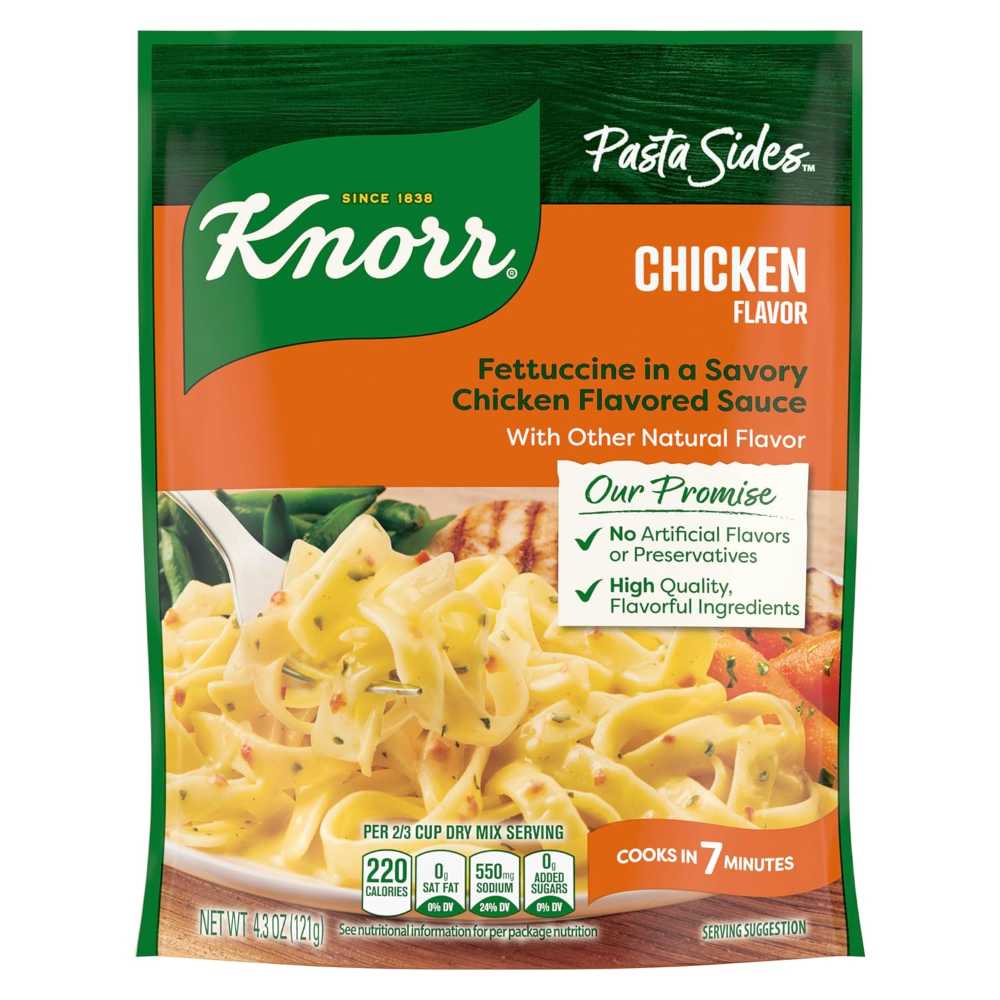 Knorr Pasta Sides Chicken Fettuccine, 4.3 oz.