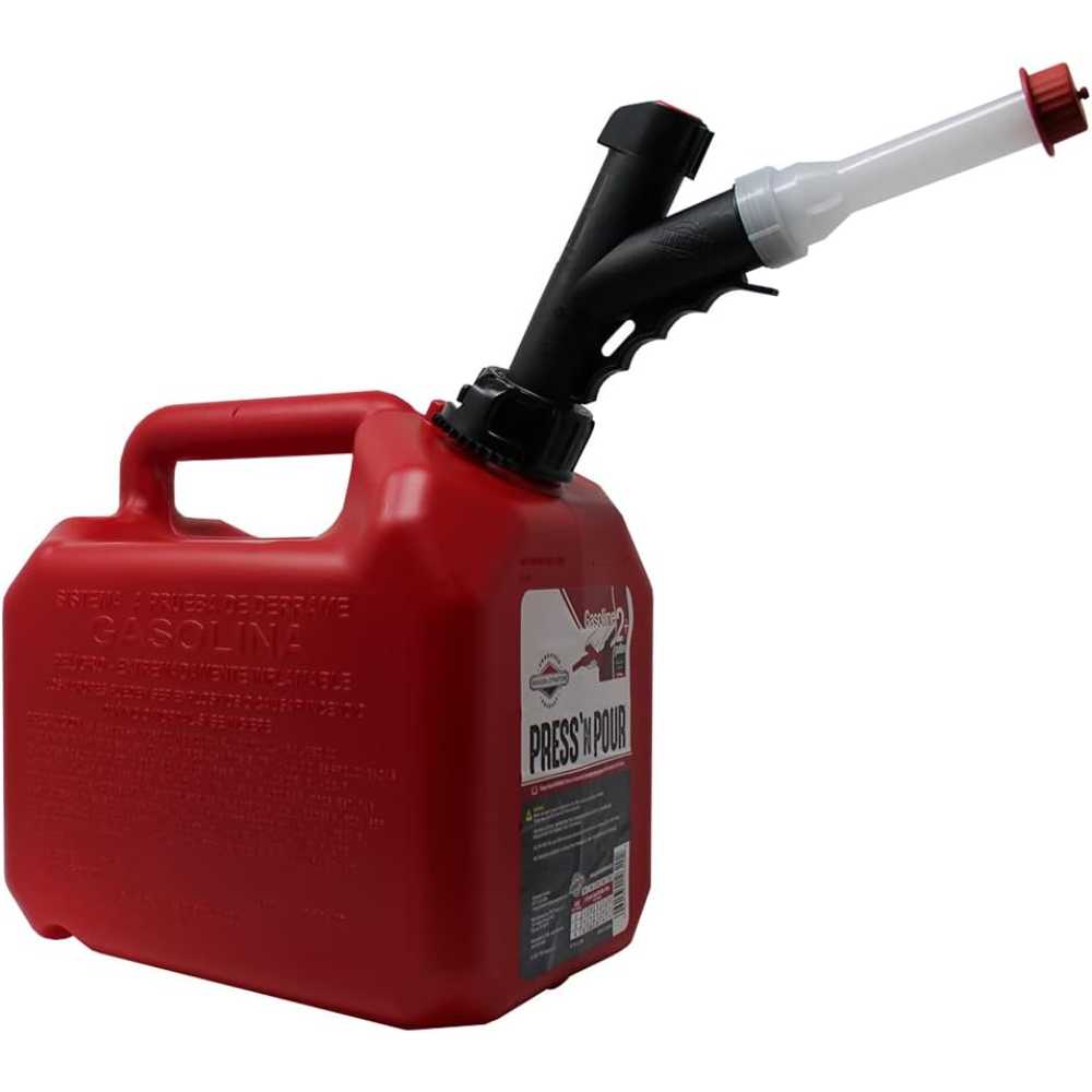 Garage Boss Press 'N Pour 2-Gallon Gas Can