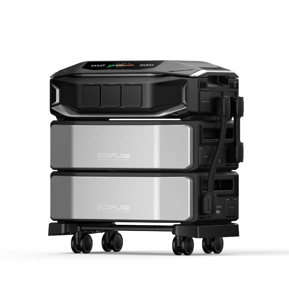 EcoFlow Delta Pro Ultra X 12,000W/12,288Wh Expandable LiFePO4 Power Station (1x Inverter + 2x Batteries)