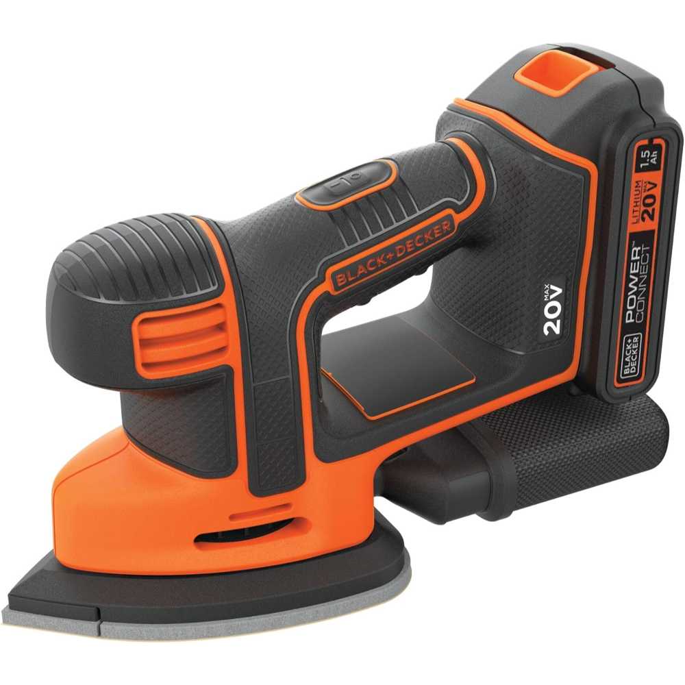 BLACK+DECKER 20V MAX Cordless Sander w/ Battery & Charger