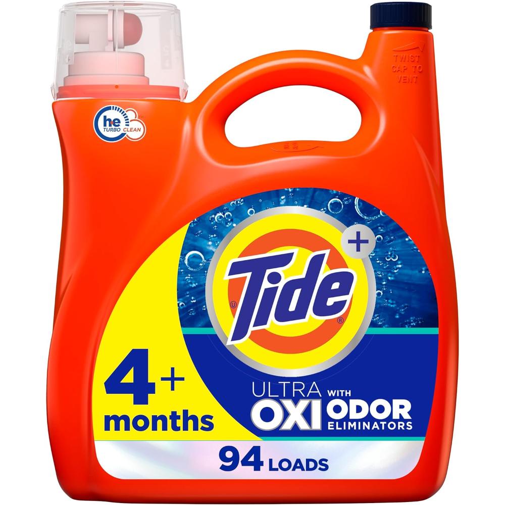 $14 Amazon Credit + Tide Ultra OXI Liquid Laundry Detergent, 132 oz.