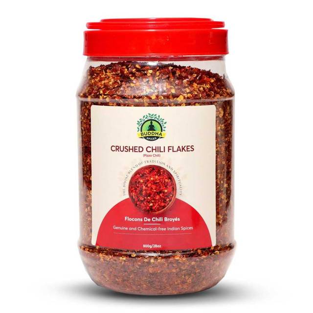 Buddha Spices Crushed Chili Flakes, 28 oz.