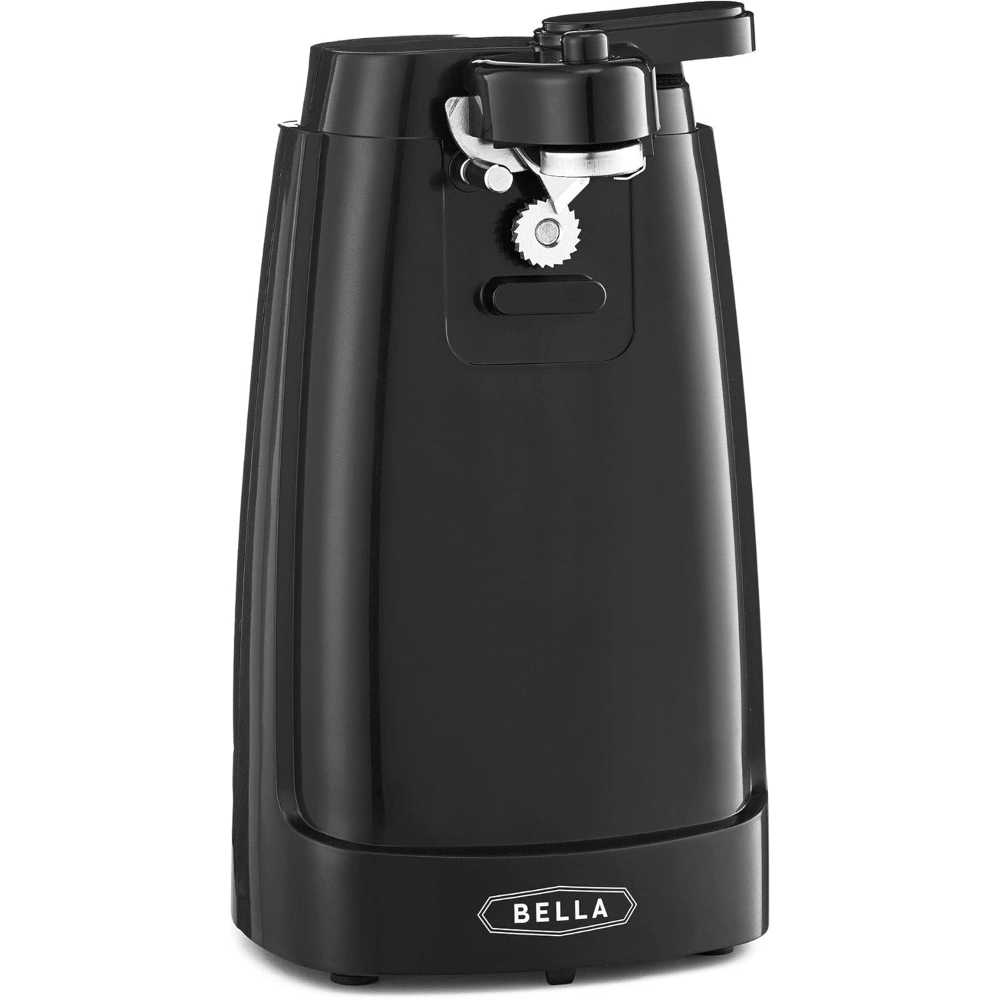 BELLA Electric Can Opener, Knife Sharpener & Bottle Opener