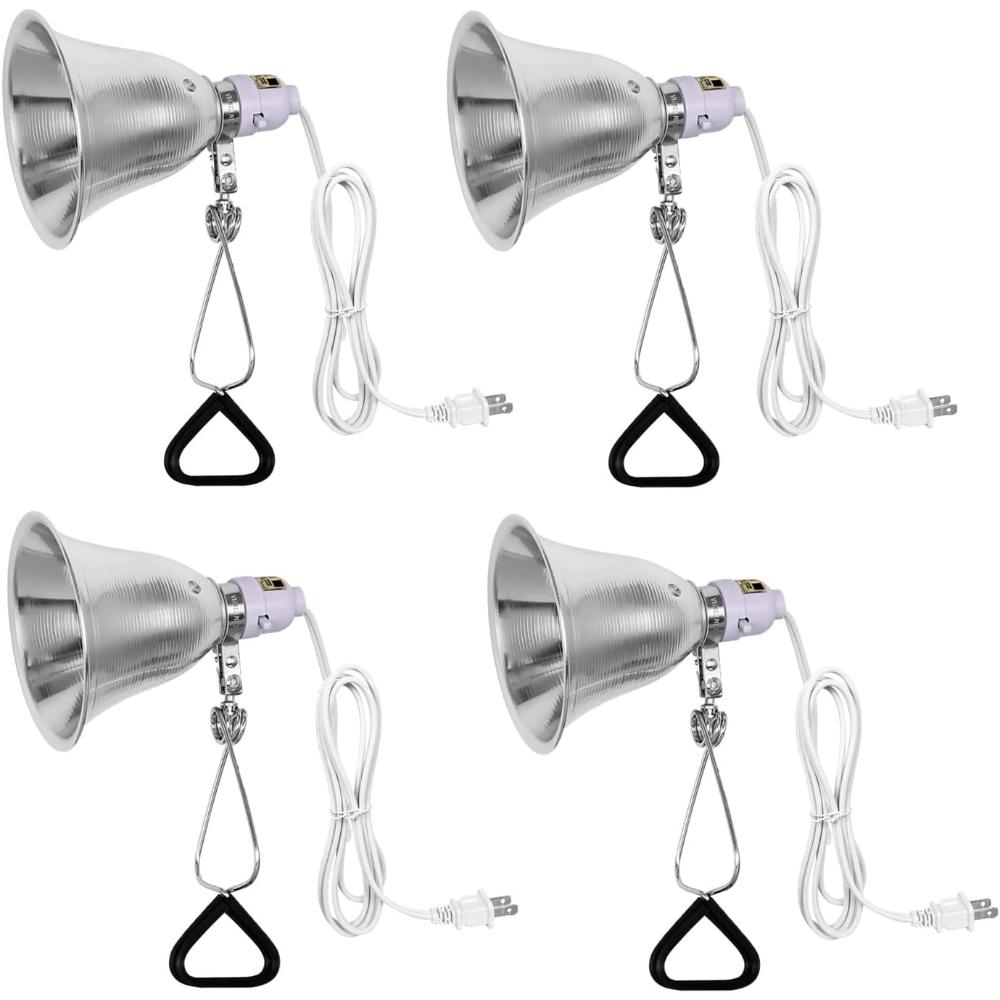 4-Pack Simple Deluxe 5.5" Clamp Lamp