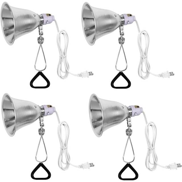 4-Pack Simple Deluxe 5.5" Clamp Lamp