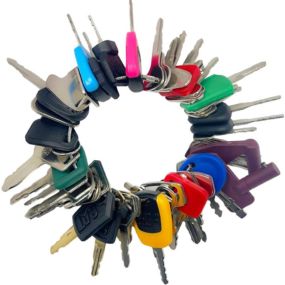 50-Pack Heavy Equipment Master Key Set