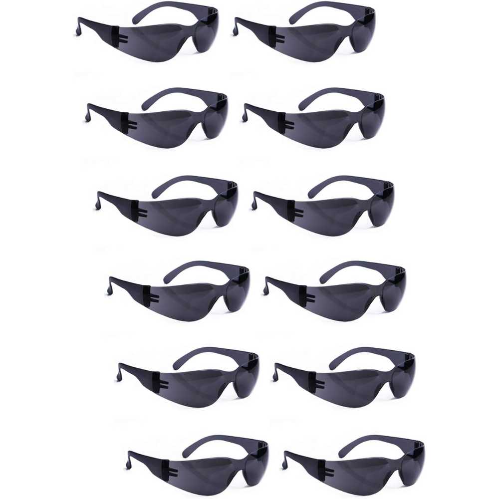 12-Pack Roar Smoke Safety Glasses