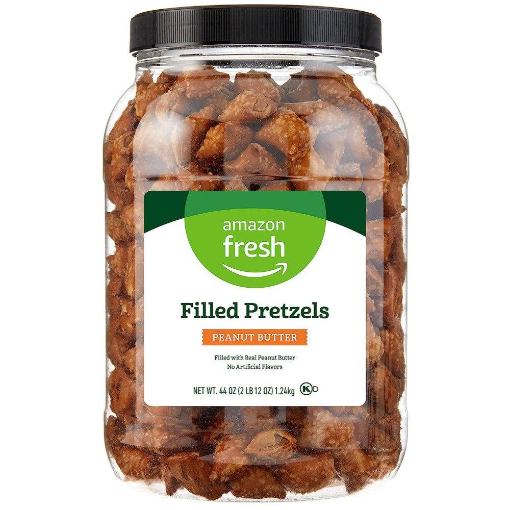 Amazon Fresh Peanut Butter Filled Pretzels, 44 oz.