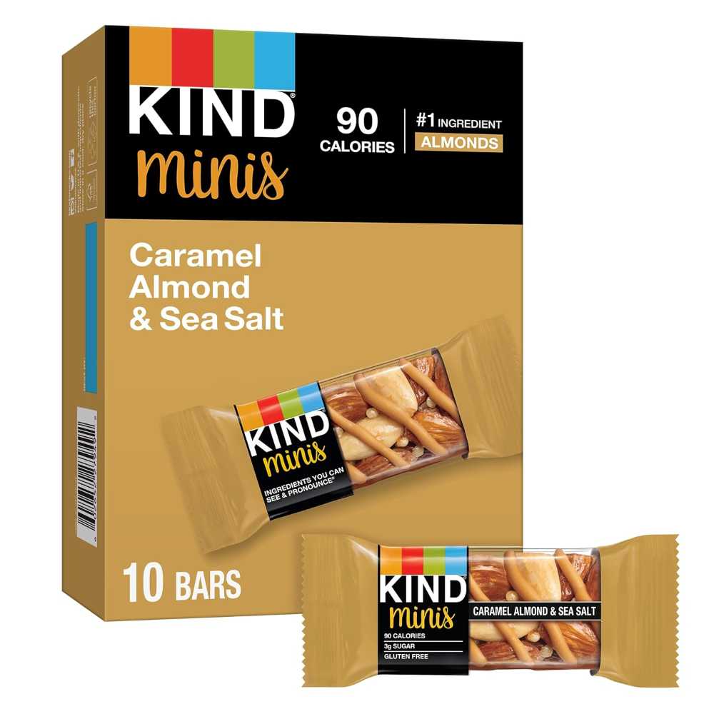 Double Coupon: 10-Pack KIND Minis Bars (Caramel Almond & Sea Salt)