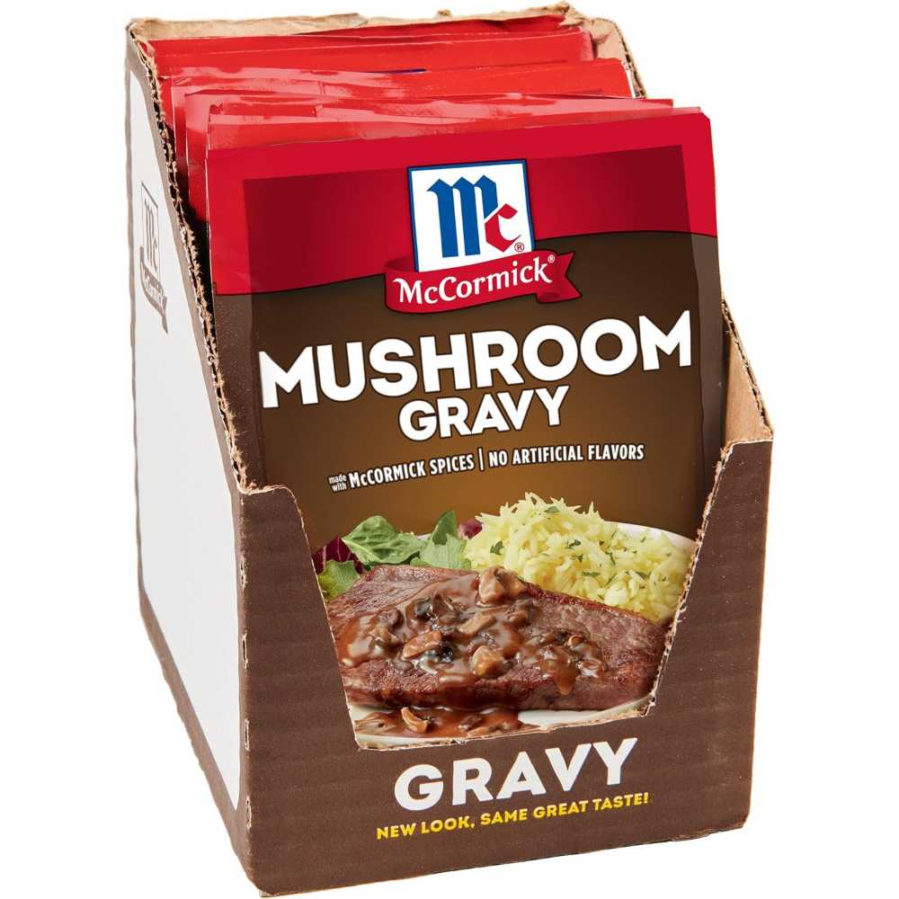 12-Pack McCormick Mushroom Gravy Mix, 0.75 oz.