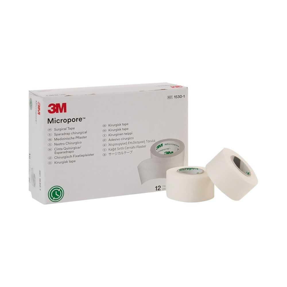12-Pack 3M Micropore Surgical Tape (1" x 10 yd.)