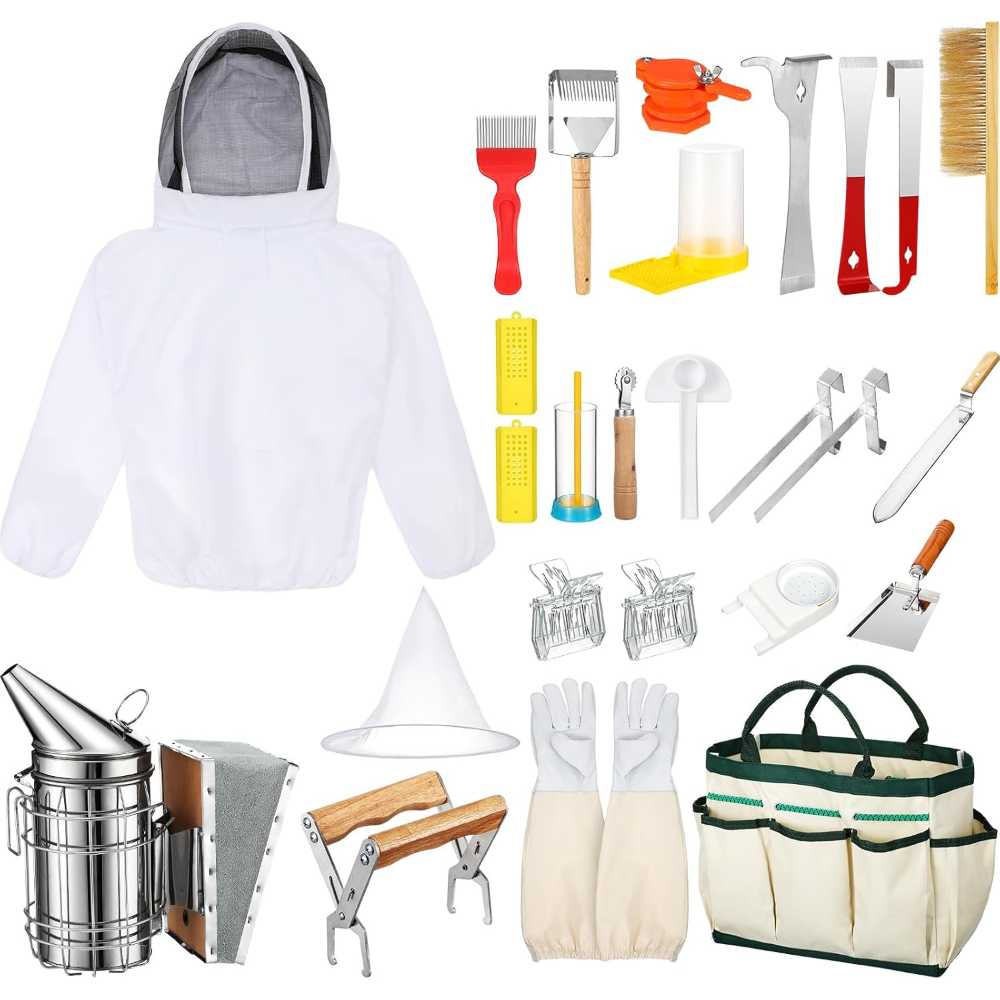 Leriton 30-Piece Beekeeping Supplies Kit