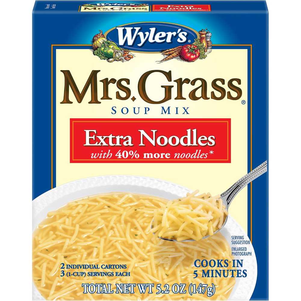 Wyler's Mrs. Grass Extra Noodles Soup Mix, 5.2 oz.